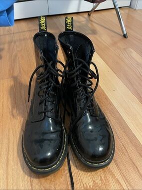 Dr. Martens Black Lace-Up Boots